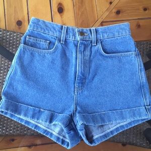 American Apparel High-waisted Shorts